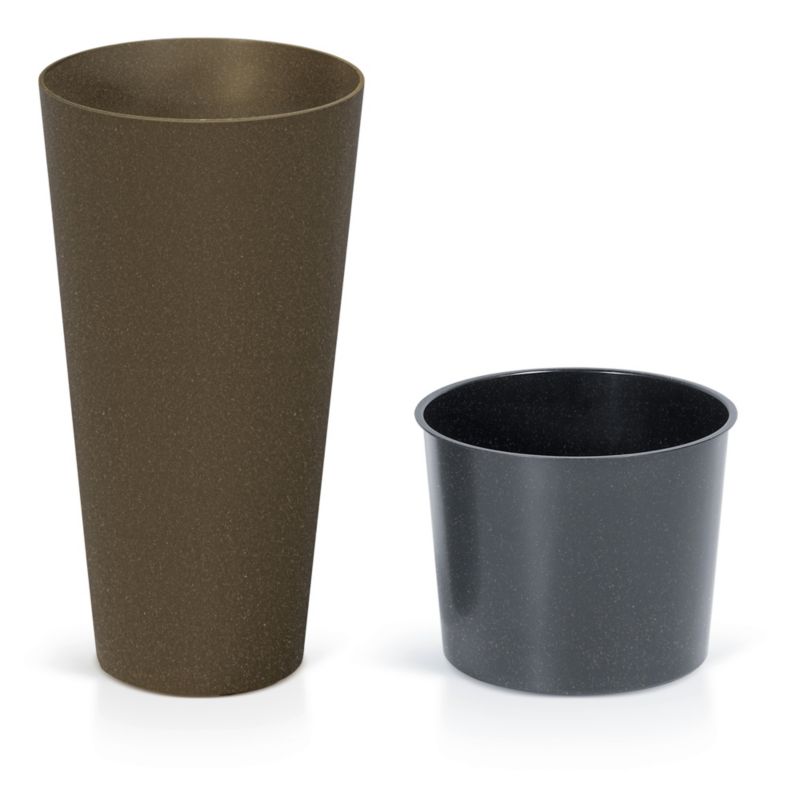 Donica EDANTI Ogrodowa 30 cm Na Taras Do Domu Eco Wood Kawa 1 szt.