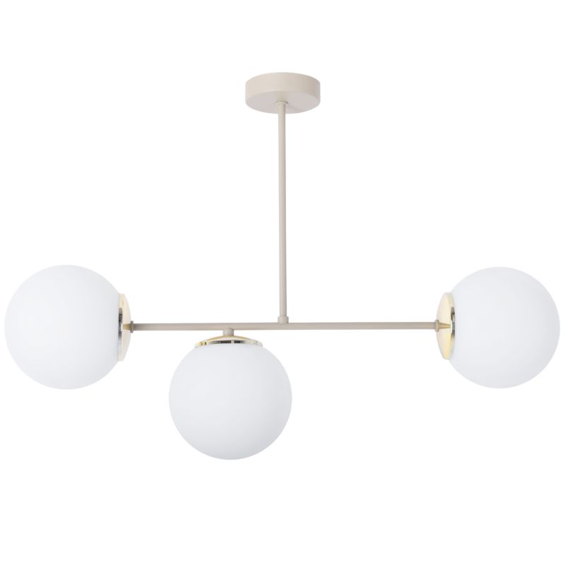 Lampa sufitowa wisząca Light Home LH Siena 3x E14 kaszmirowy/złoty 1szt.