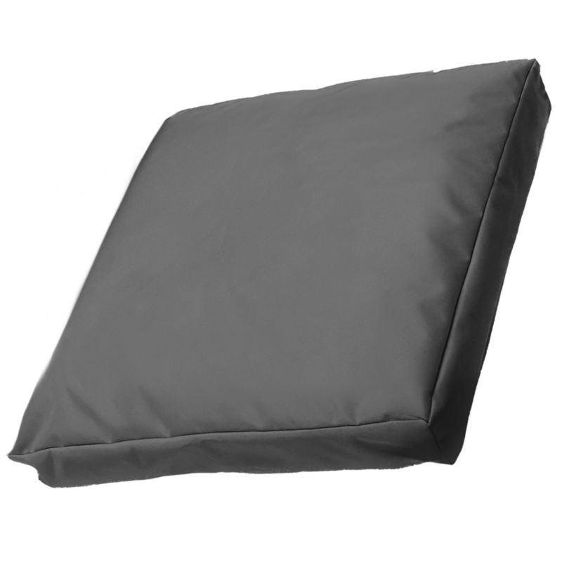 Poduszka Na Krzesło Siedzisko 60x60 EDANTI Z Zamkiem Wodoodporna Gruba Do Domu Ogrodu Szara 1 szt