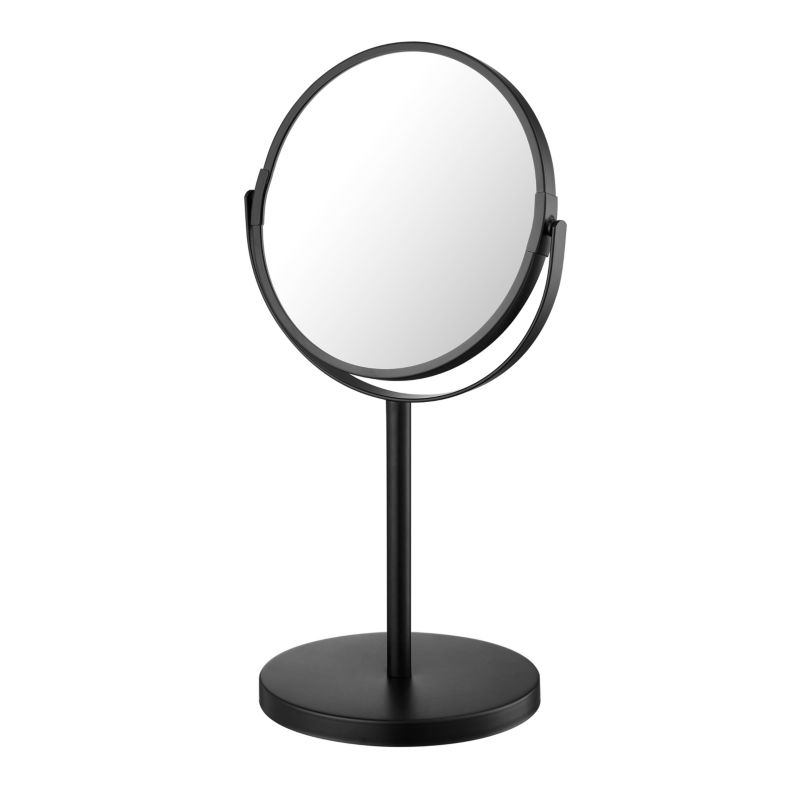 Lusterko stojące GoodHome Elland 17 cm czarne