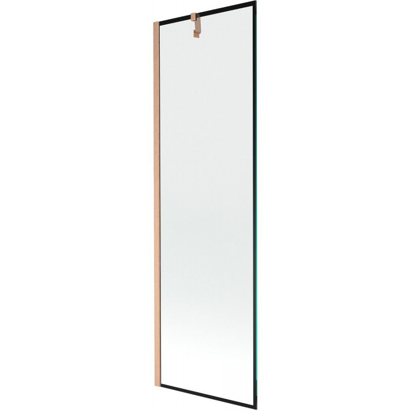 Parawan nawannowy 1-skrzydłowy Mexen Next czarny wzór 60x150 cm 895-060-000-00-70-65 1 szt.