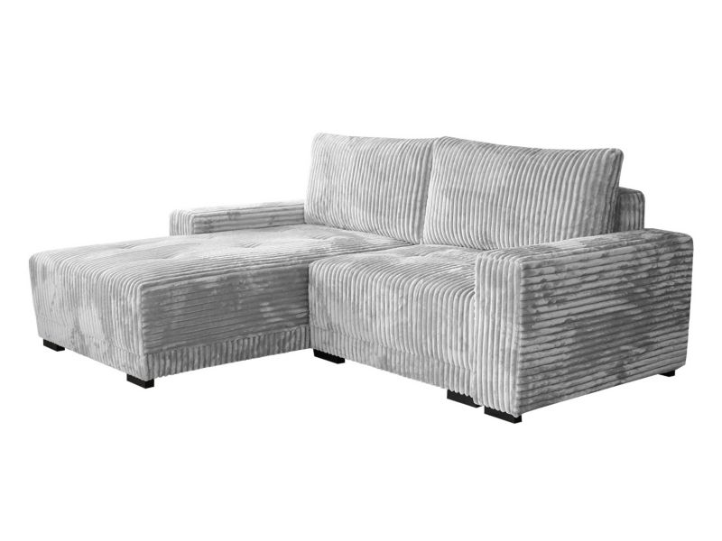 Narożnik z funkcją spania MIRJAN 24 Piano popielaty sztruks 1 szt.