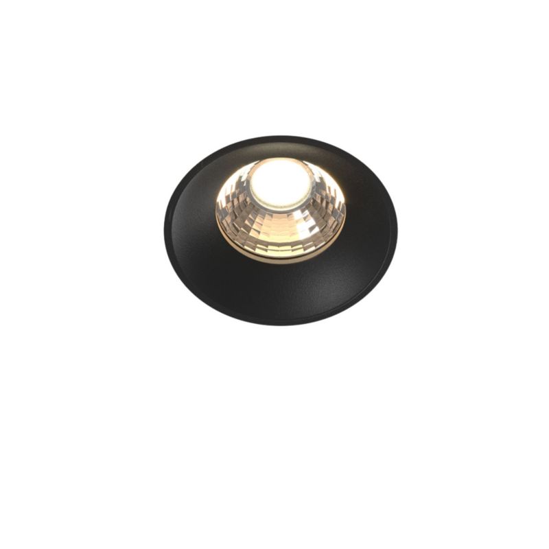 Oprawa sufitowa wpuszczana Maytoni Round czarna LED 12W 3000K 880lm IP20 wym: 6 x 7,4 x 11,5 cm okrągła - 1 szt.