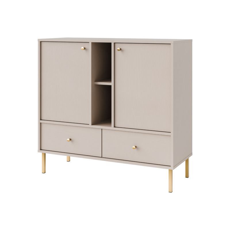 Komoda z szufladami Bonni Sakai 2 2F 2S T825 Beż 1 szt.