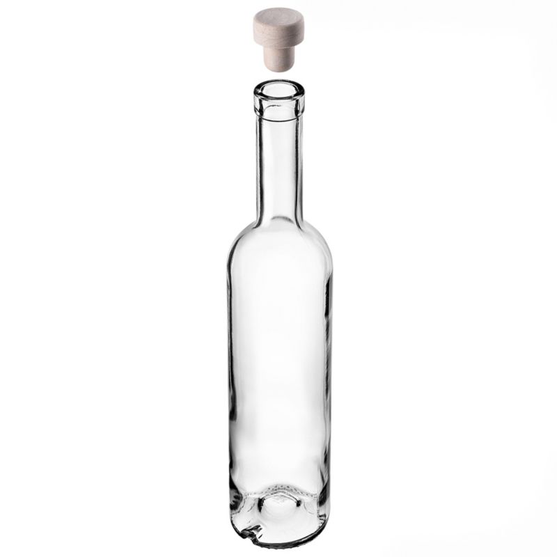 Butelka KADAX 500ml z korkiem syntetycznym 5 szt.