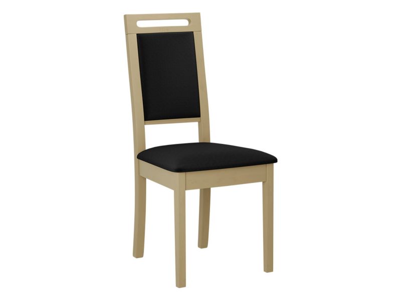 Krzesło MIRJAN 24 tapicerowane Roma XV dąb sonoma/czarny aksamit 1 szt.