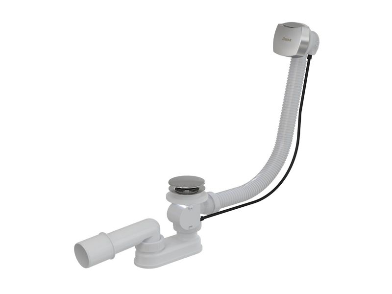 Syfon wannowy Ravak z przelewem kwadrat 570 mm sterowanie cięgnem chrom 1 szt