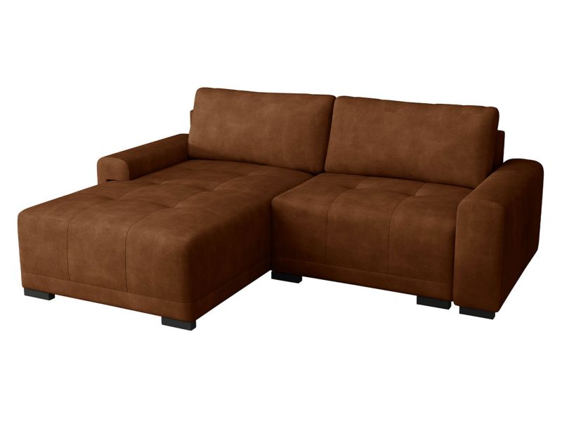 Narożnik z funkcją spania MIRJAN 24 Milton karmelowy zamsz 1 szt.