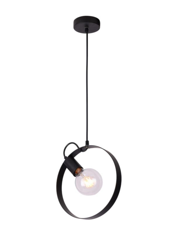Lampa sufitowa wisząca Candellux Nexo czarna wym: 100 x 25 x 3 cm 1xE27 x 40W 1 szt.