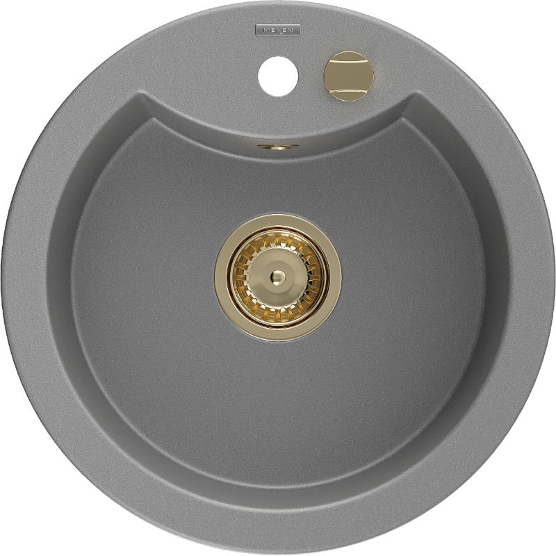 Zlewozmywak wpuszczany Mexen Elias 1-komorowy beżowy 795x480 mm - 6511791005-69 1 szt.