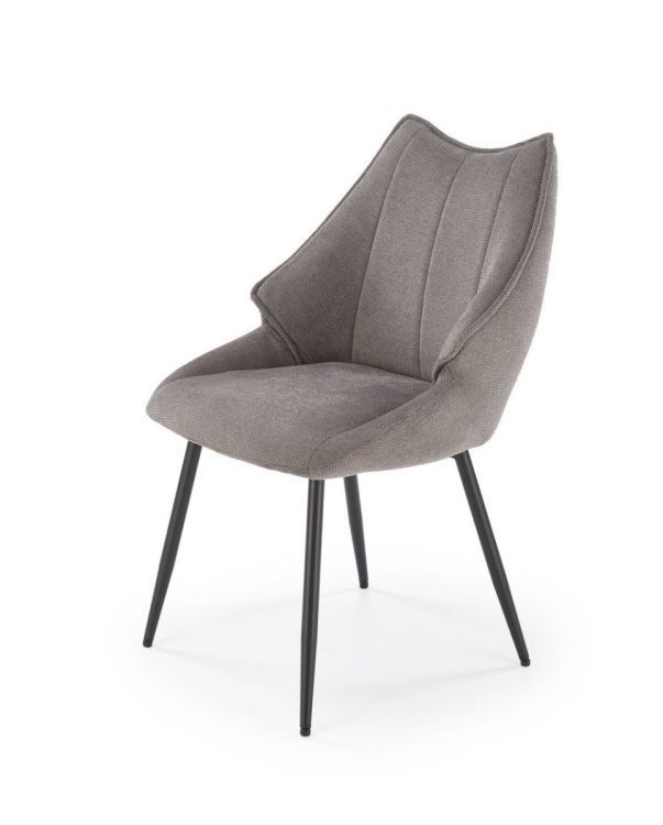Krzesło Halmar tapicerowane K543 szare 1 szt