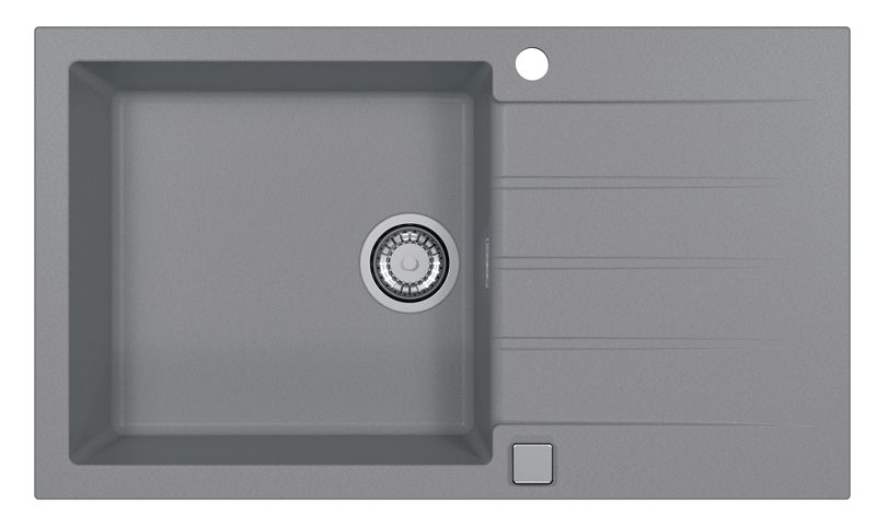 Zlewozmywak granitowy Alveus Cadit 40 kol. 81 beton (86x50) 1-komorowy 1szt.