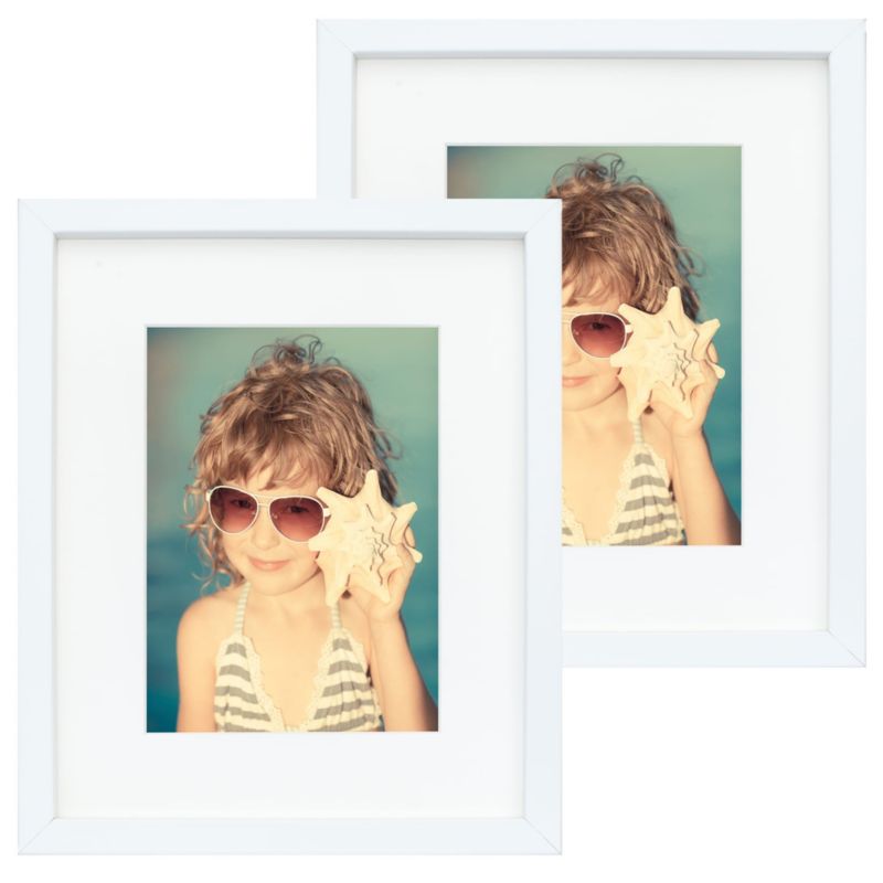 Zestaw ramek BD art Basic 20x25 z passe-partout 13x18 biała 2 szt.