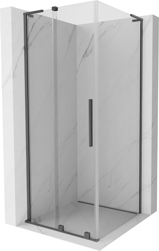 Kabina prysznicowa Mexen Velar L rozsuwana 110 x 110 cm transparent gun metal 1 szt.