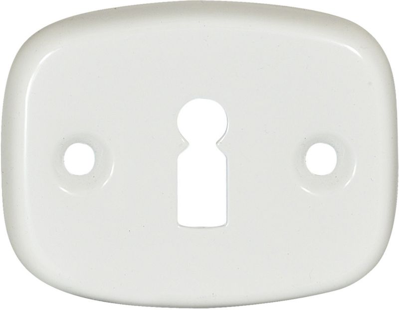 Tarczka telewizorek na klucz biała