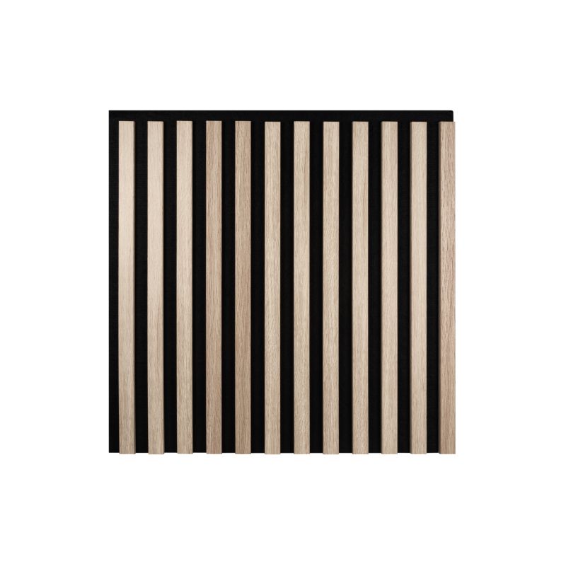 Lamel ścienny na czarnym filcu 12L Marbet Design WOODLINE 60x60 cm Dąb Sonoma 1 szt.