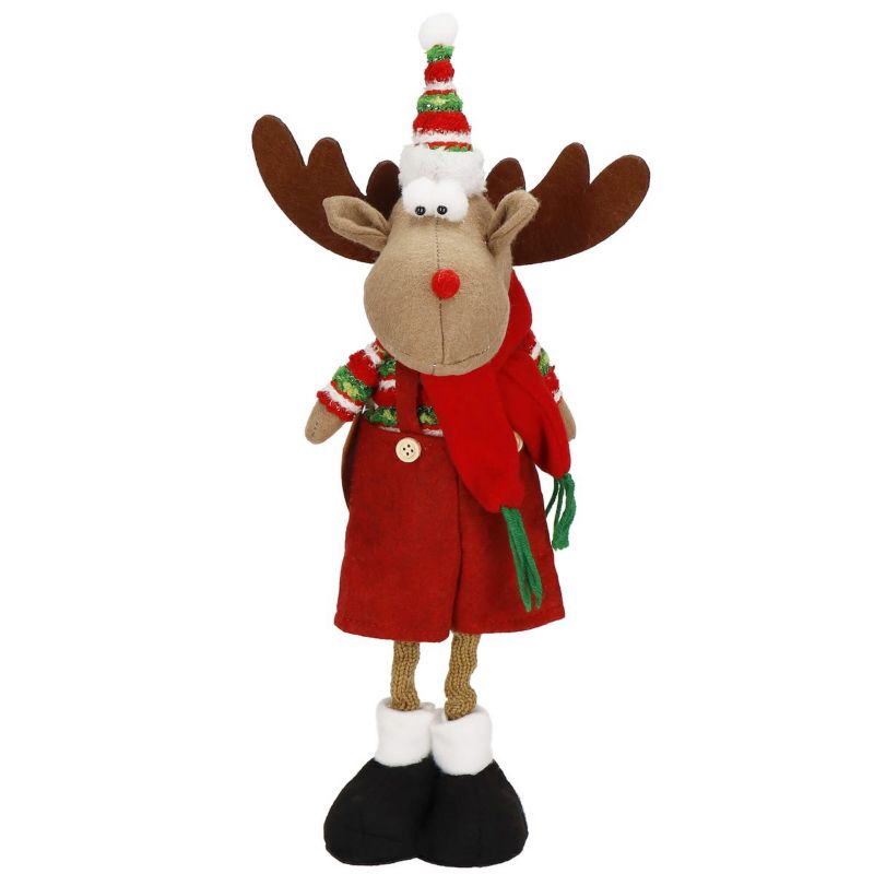 Renifer ozdoba świąteczna Springos 45cm krasnal świąteczny, gnom 1 szt.