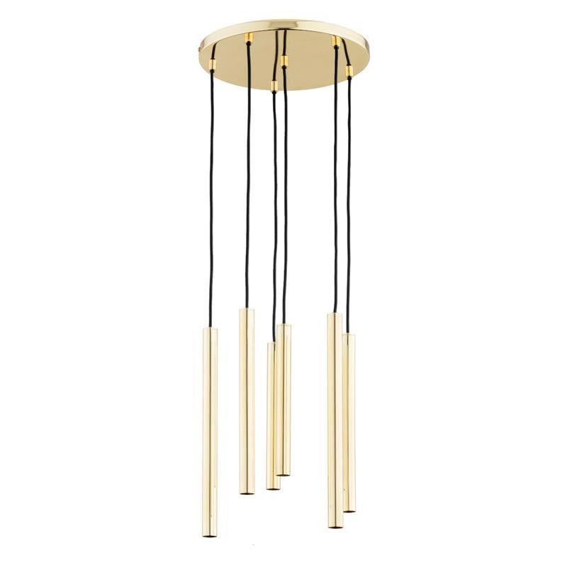 Lampa wisząca Alfa Collet 1625 złota dekoracyjna 6xG9 x 10W 1 szt.