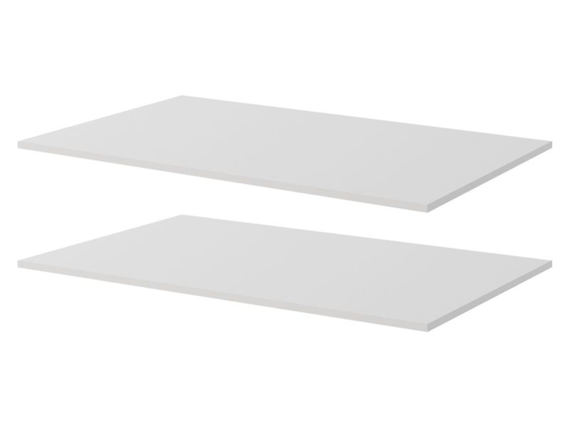 Dwie półki MIRJAN 24 Maxi MX14 do szafy MX04 biały