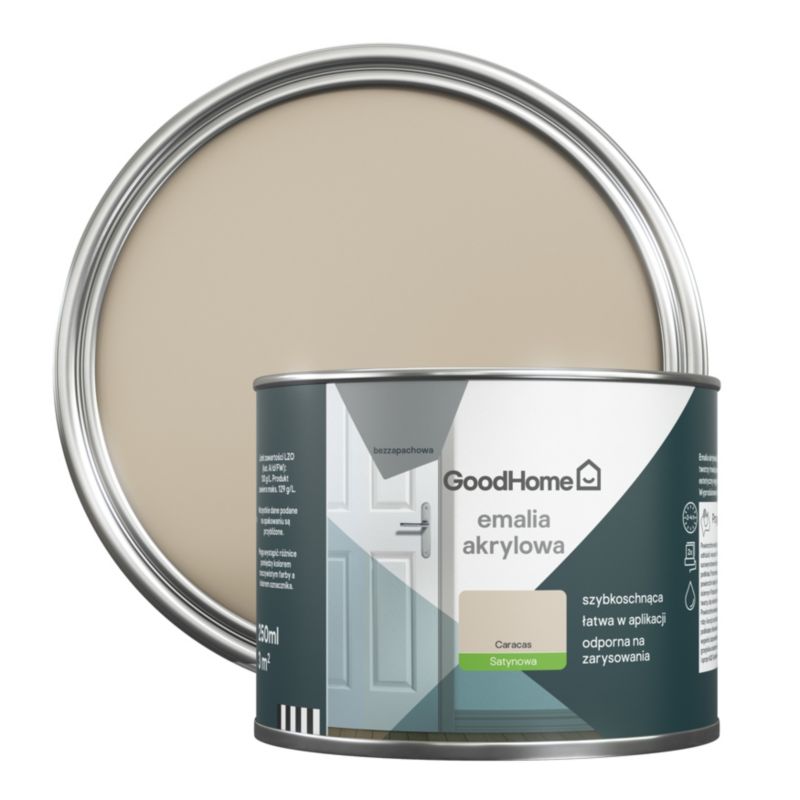 Emalia akrylowa plamoodporna GoodHome caracas 0,25 l