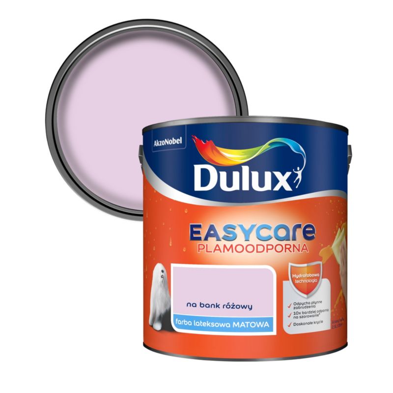 Farba Dulux EasyCare na bank różowy 2,5 l