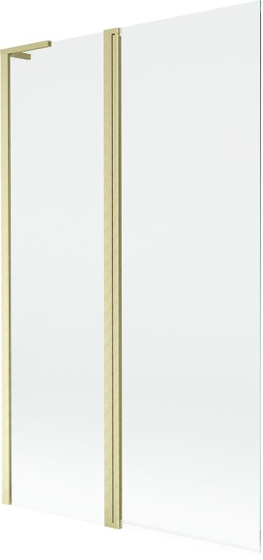 Parawan nawannowy Mexen Mist L złoty szczotkowany 110 x 150 cm 2-skrzydłowy 1 szt