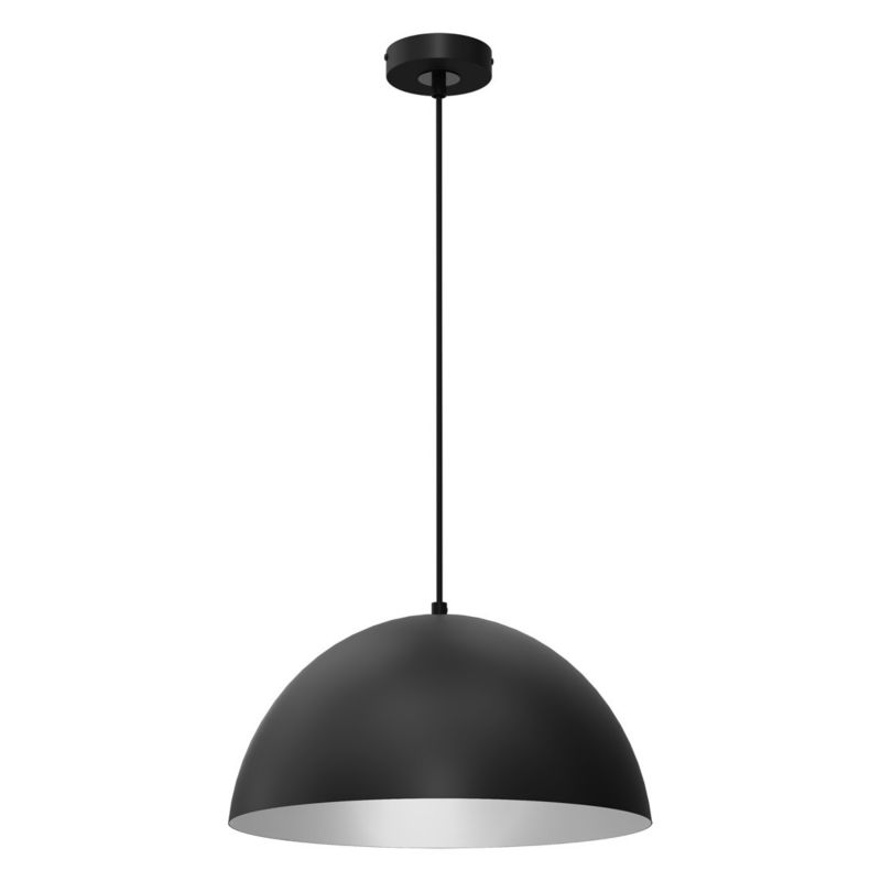 Lampa wisząca Milagro Beta 9543 czarno-biała szerokość 35 cm 1xE27 x 1 szt.