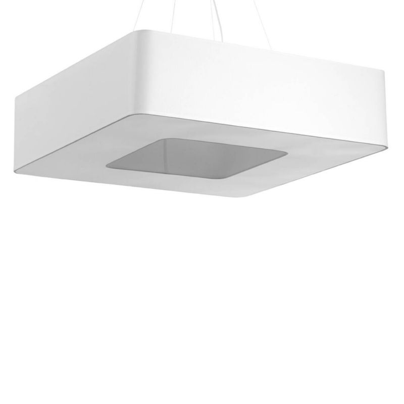Lampa wisząca Sollux Lighting Urano 8716 biała szerokość 80 cm 8xE27 x 1 szt.