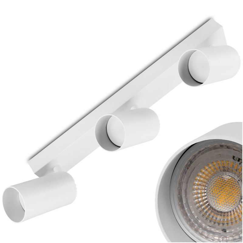 Lampa Sufitowa Lumiled Spot Tuba Reflektor Oprawa Halogenowa 3x GU10 1 szt.