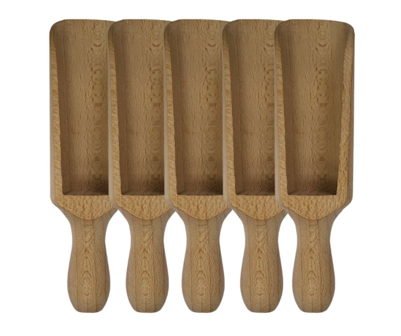 Drewniane miarki do przypraw MODO24 Weck 11 cm 5 szt.