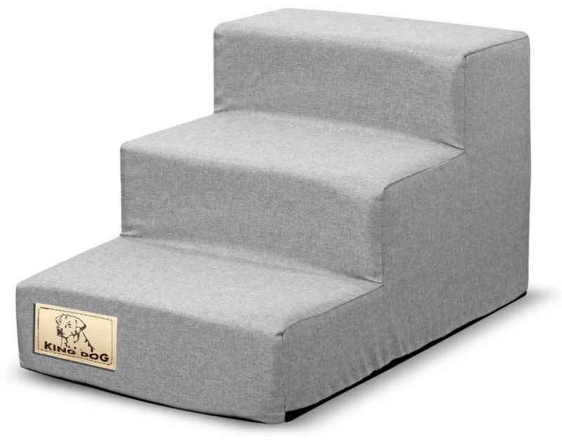 SCHODY EDANTI SCHODKI DLA PSA KOTA RAMPA PODEST 3 STOPNIE STABILNE 45x30x30 CM 1 szt.