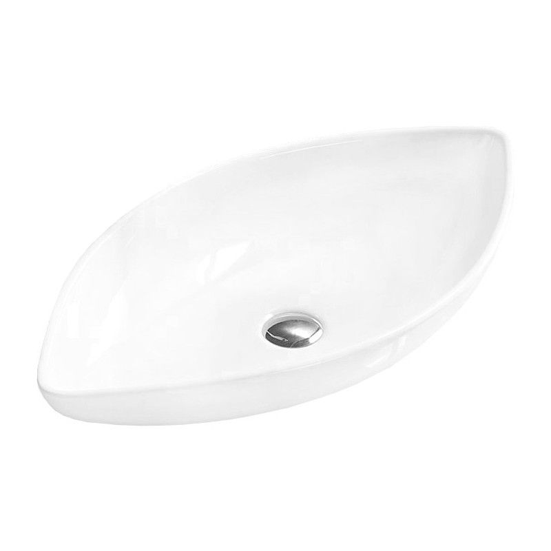 Umywalka nablatowa Mexen Ivone biała 70x37 cm 1 szt.