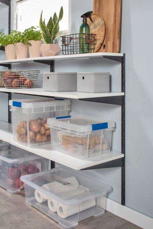 Listwa podwójna Form Twinny 100 cm czarny mat