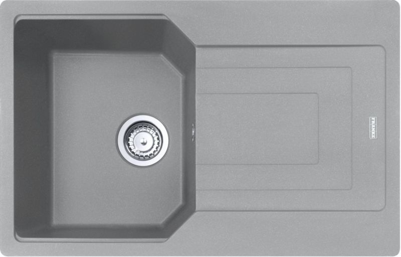 Zlewozmywak Franke Urban 1-komorowy 78x50 cm Fragranite szary ociekacz odwracalny 1 szt.