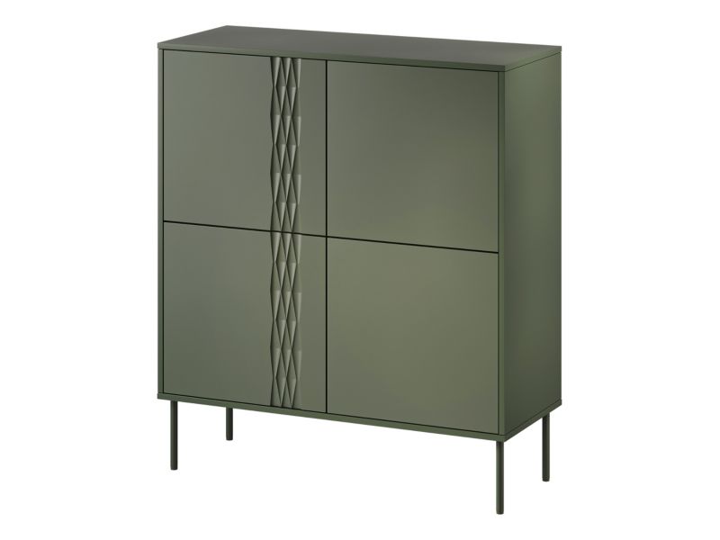 Komoda MIRJAN 24 Tresse 4D zielony 1 szt.