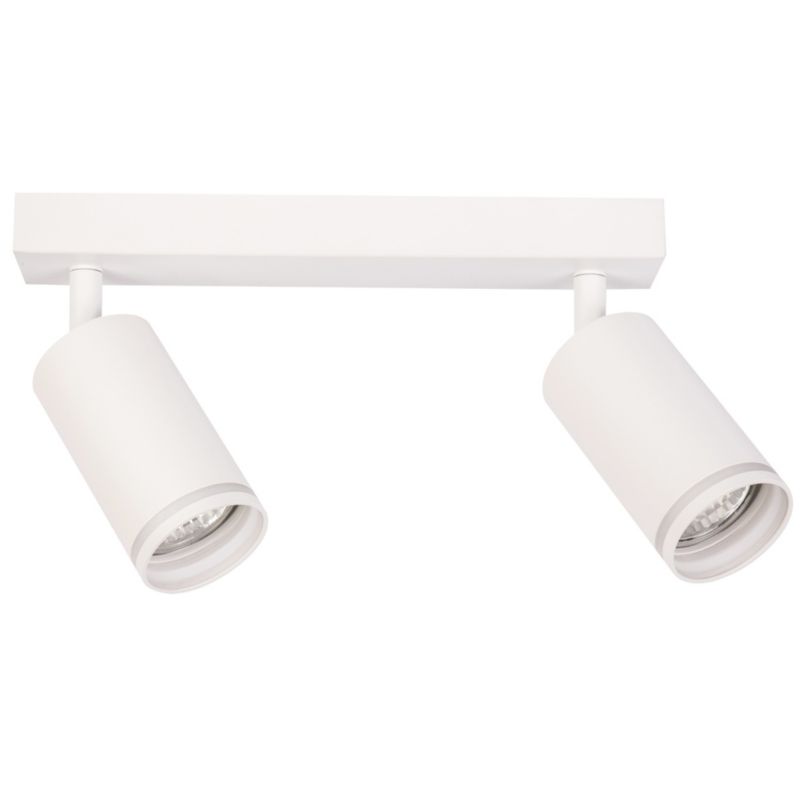 Kinkiet ścienny Polux Paris biały 2 x GU10 x 10W IP20 wym: 16 x 26 x 5,5 cm - 1 szt.