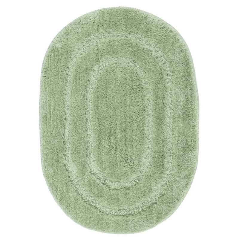Dywanik łazienkowy Soft 40x60 cm e-floor owalny zielony 1 szt