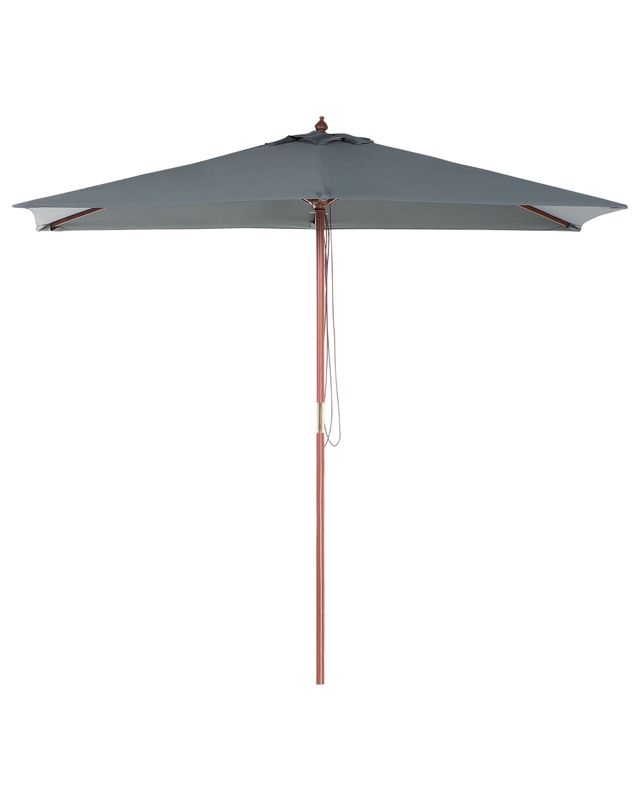 Parasol ogrodowy 144 x 195 cm szary Flamenco 1 szt.