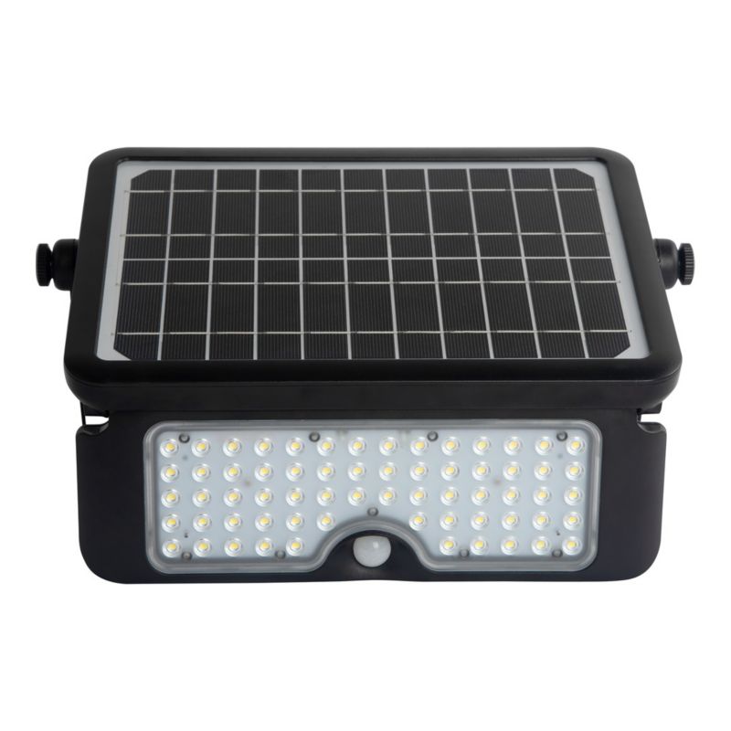 Naświetlacz solarny LED Eko-Light czarny LED 10W 4000K 1150lm IP65 wym: 21,1 x 31,4 x 3,7 cm tworzywo sztuczne - 1 szt.