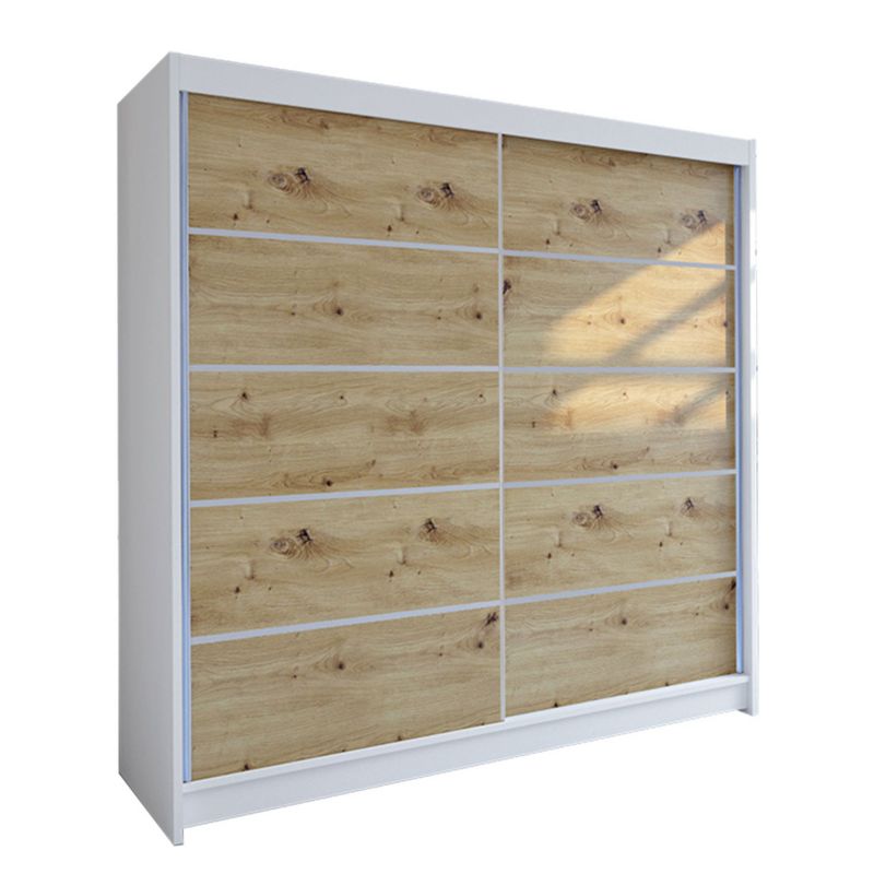 Szafa MIRJAN 24 z drzwiami przesuwnymi Talin IV biały/dąb artisan 1 szt.