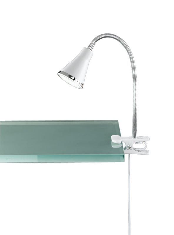 Lampka biurkowa RL Arras biała chromowana LED 4W 3000K 350lm IP20 wym: 32 x 7 x 7 cm tworzywo sztuczne - 1 szt.