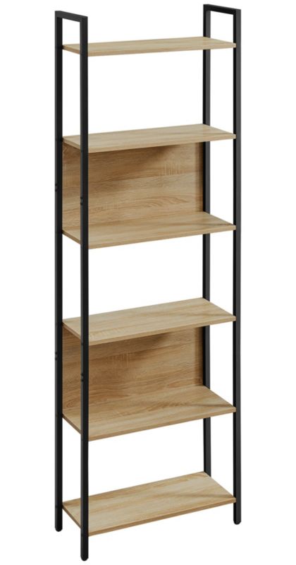 Regał Songmics w stylu industrialnym dąb sonoma 1 szt