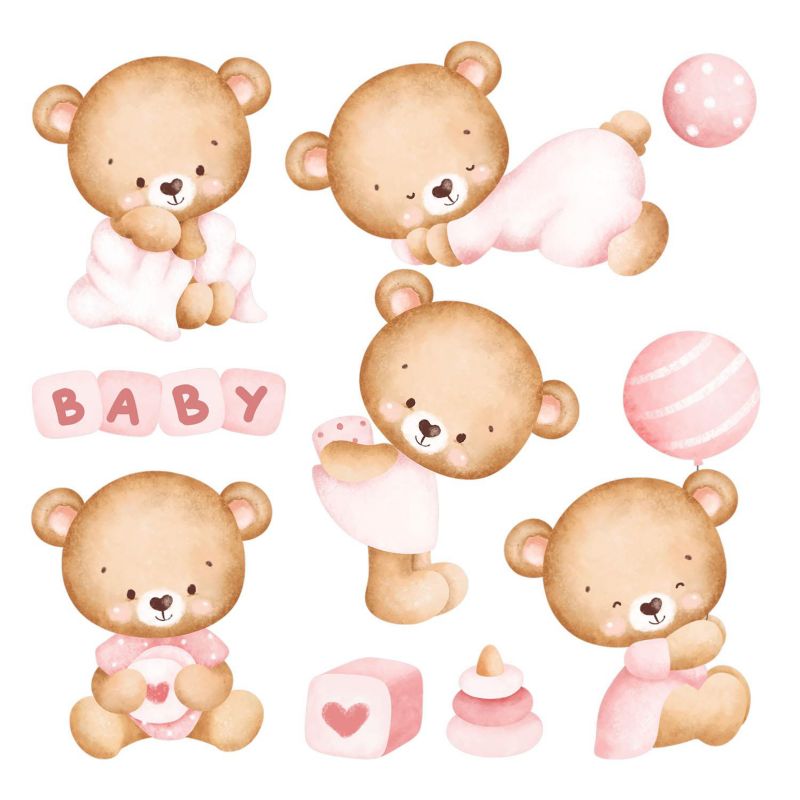 Naklejki Na Meble Wallfluent 105x60 cm Planety uśmiechnięte 1 rol.