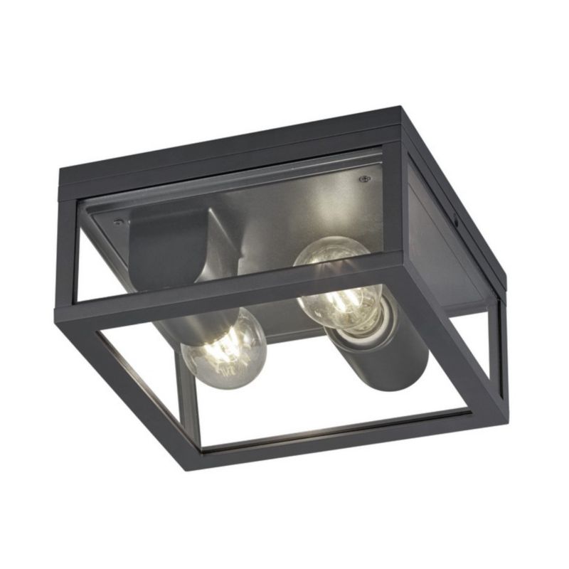 Lampa sufitowa zewnętrzna Trio Garonne antracytowa 2 x E27 x 20W IP44 wym: 11,5 x 24 x 24 cm - 1 szt.
