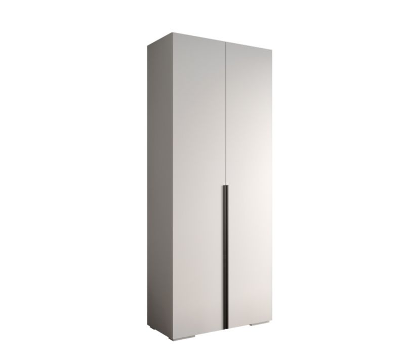 Szafa uchylna ubraniowa INOVA 1 (biały/czarny) 1