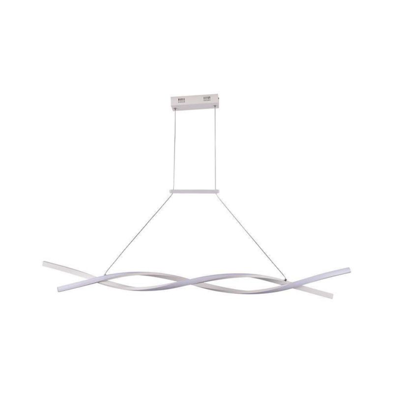 Lampa wisząca V-TAC Vt-7822 4027 biała spirala wbudowany LED 30W 1 szt.