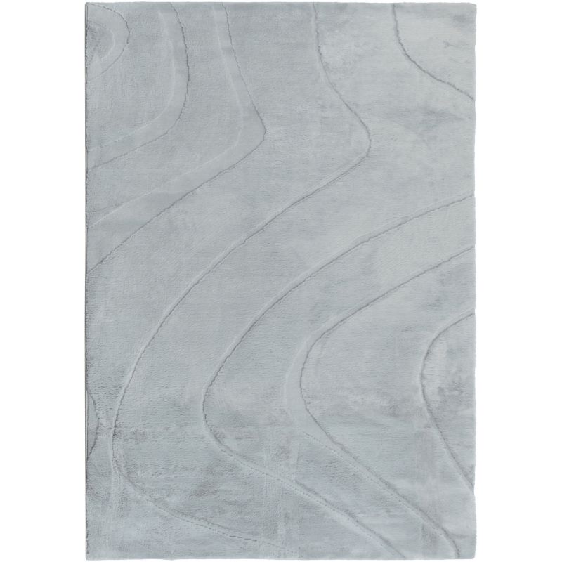 Dywan 80x150 cm Rabbit Malmo 3D e-floor puszysty jasny szary 1 szt