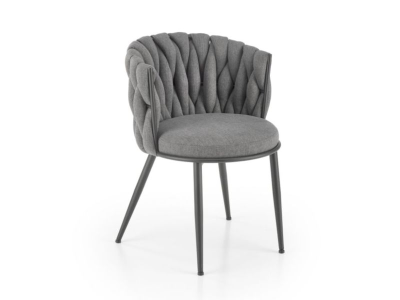 Krzesło Halmar tapicerowane K516 szare 1 szt