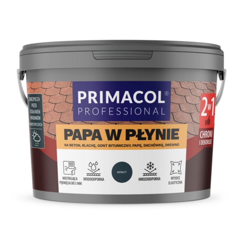 Papa w płynie Primacol, kolor antracyt, 3 kg, 1szt.
