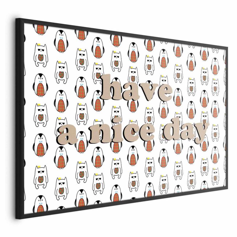 Plakat Artgeist Nice day 30x21 cm z ramą czarną 1 szt
